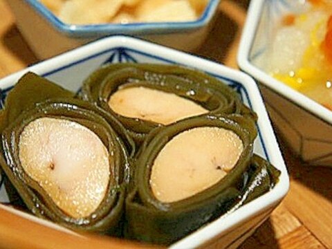 日本酒にもワインにも、秋鮭白子の昆布巻き